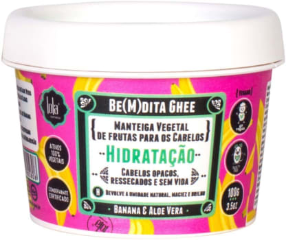 Be(M)dita Ghee Hidratação Banana, 100g, Lola Cosmetics