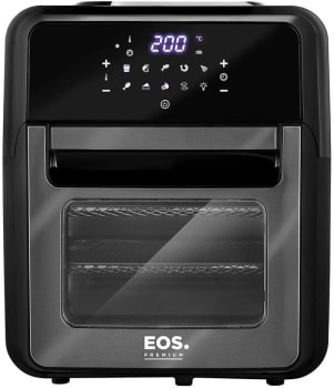 Fritadeira Sem Óleo Air Fryer EOS Premium 12L Digital Touch Titanium EAF12T 