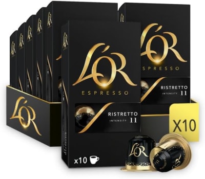 Capsula Cafe Pack L'OR Ristretto - 100 Unidades