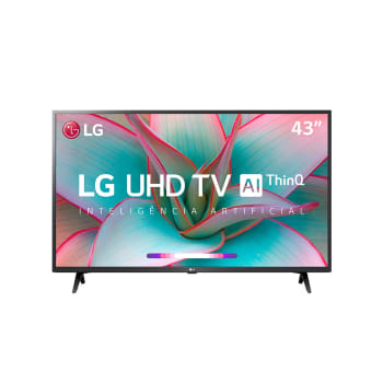 Smart TV LED 43" LG 43un7300 UHD 4K Bluetooth HDR 10 Thing AI Google Assistente - Alexa Iot Função Gam er
