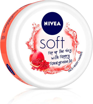 Nivea Soft Creme Hidratante Edição Limitada Romã 97G, Nivea