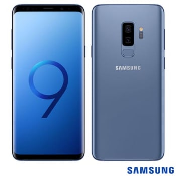 Samsung Galaxy S9+ Azul, com Tela de 6,2”, 4G, 128 GB e Câmera Dupla 12MP+12MP - G965 - SGG965AZL_PRD