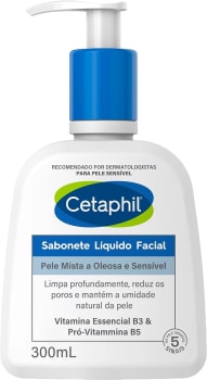 Cetaphil Sabonete Líquido Pele Oleosa 300 Ml