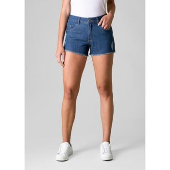 Shorts Jeans Feminino Slim - Hering - Magazine Ofertaesperta