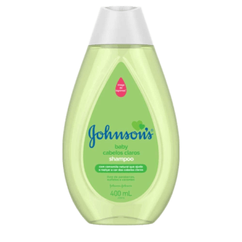 2 Unidades - Shampoo Infantil Cabelos Claros Johnson's - 400ml