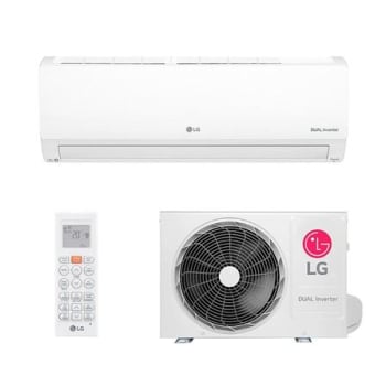 Ar Condicionado Split Inverter LG Hi Wall Dual Voice +AI 12000 BTUs Quente Frio S3W12JA31A