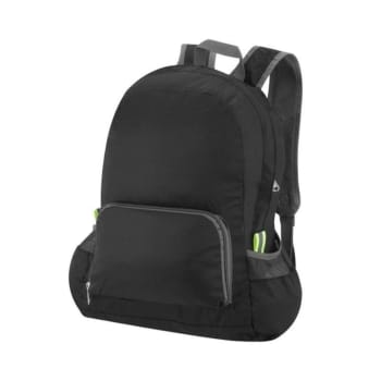 Mochila Mala Dobrável Preto Esportes Viagem Camping - Preto