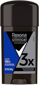 Rexona Clinical Antitranspirante Creme Clean 58g