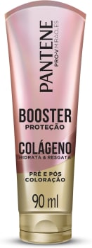 Booster Proteção Pantene Colágeno Hidrata & Resgata Pré e Pós Coloração 90ml Rosa