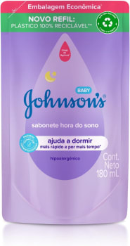 2 Unidades — Johnson's Baby Sabonete Líquido Relaxante Refil Hora Do Sono,180ml