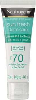 Protetor Solar Facial Neutrogena Sun Fresh Oily Skin Sem Cor Fps 70 - 40g