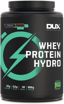 Dux Nutrition - Whey Protein Hydro - Pote 900g - Sabor Chocolate