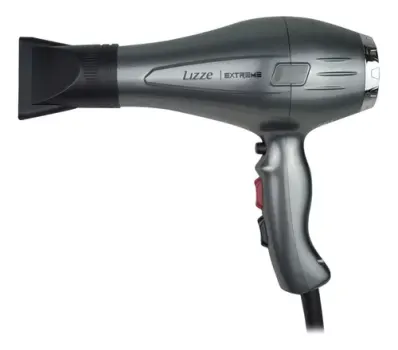 Secador De Cabelo Lizze Extreme, 2400W, 127V, Cabo 3m (Cinza)