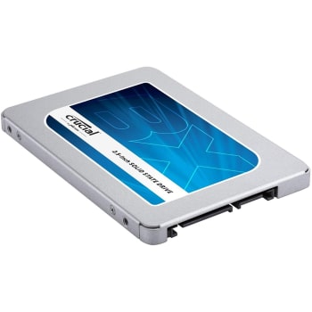 SSD Crucial 2.5´ 120GB SATA III 6Gb/s Leituras: 555MB/s e Gravações: 510MB/s - CT120BX300SSD1