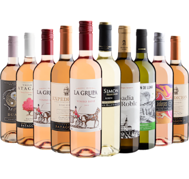 Kit 10 Vinhos por R$24,90 cada garrafa | Brancos e Rosés