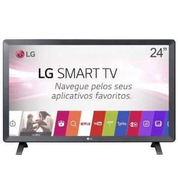 Monitor Smart TV LED 24 LG 24tl520s Conversor Digita Hdm Usb
