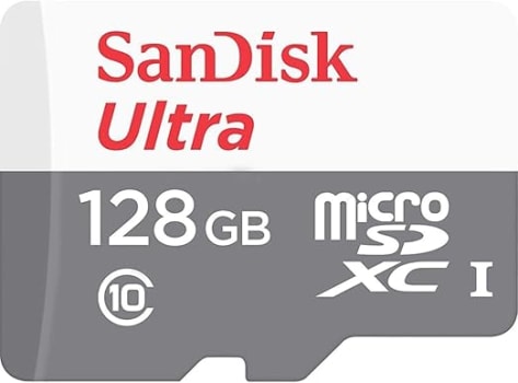 SanDisk Cartão microSDXC Ultra SDSQUNS-128G-GN6MN 128GB 80MB/s UHS-I Classe 10