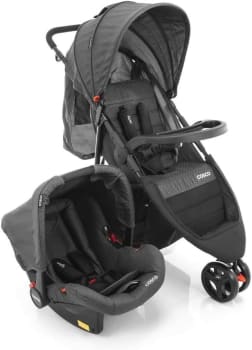 Kit Cosco Carrinho Travel System + Bebê Conforto Jetty Duo