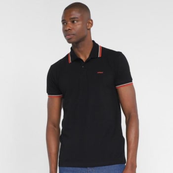 Camisa Polo Colcci Frisos Masculina - Camisas Pólo Masculinas - Magazine 