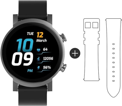 Ticwatch E3 Smartwatch Wear OS do Google for Men Women Qualcomm Snapdragon Wear 4100 Platform Health Monitor Fitness Tracker GPS NFC Mic S