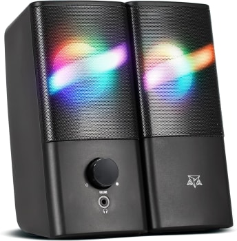 Caixa de Som Gamer LED RGB Adamantiun Aeros - AS10