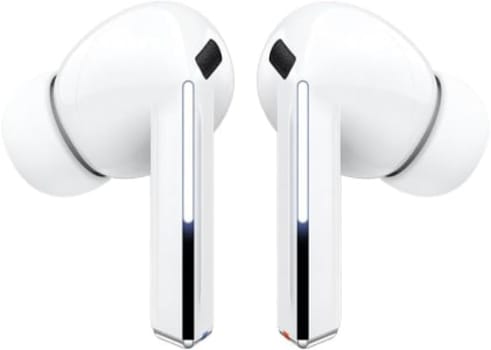 Samsung Galaxy Buds3 Pro, Fone de Ouvido sem fio,Alto-Falantes Duplos, Cancelamento Ativo de Ruído Inteligente, Áudio Hi-Fi, Áudio 360, Tradução Simultanêa com Galaxy AI, Equalizador Adaptativo,Branco