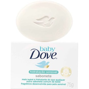  Sabonete Dove Baby Hidratação Sensível - 75g 