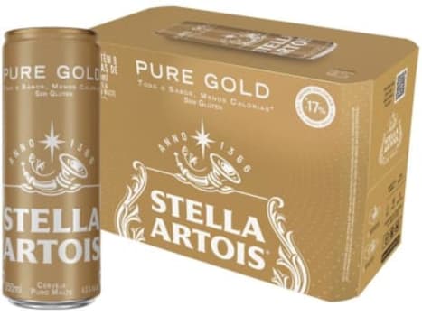 Cerveja Stella Artois Pure Gold Puro Malte 8 Unidades Lata 350ml - Cerveja - Magazine OfertaespertaLogo LuLogo Magalu