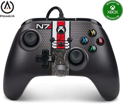 Controle com fio PowerA Enhanced Xbox Series X|S – Mass Effect N7