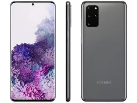 Smartphone Samsung Galaxy S20+ 128GB Cosmic Gray - 8GB RAM Tela 6,7” Câm. Quádrupla + Selfie 10MP - Magazine Ofertaesperta