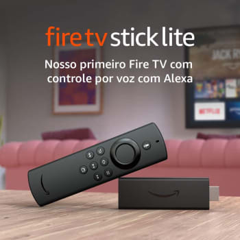 [Pré-Venda] Novo Fire TV Stick Lite com Controle Remoto Lite por Voz com Alexa | Modelo 2020