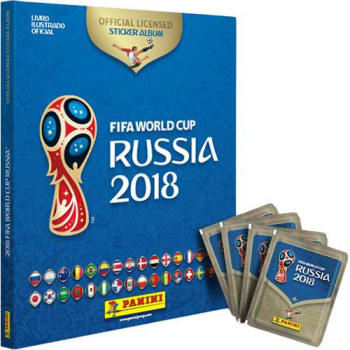 Álbum da Copa do Mundo Rússia 2018 com Capa Dura + 60 figurinhas