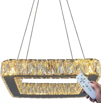 Lustre Pendente de Cristal k9 Transparente (A29037/350-T)