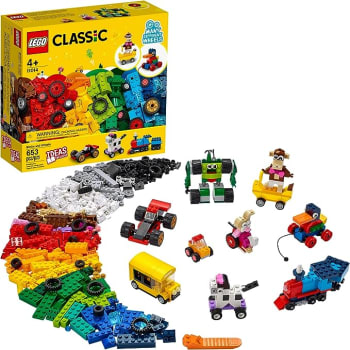 Kit de Construção LEGO® Classic Peças e Rodas 11014 (653 Peças)