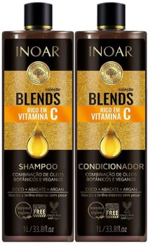 Kit Shampoo e Condicionador Blends Vitamina C 1L - Inoar