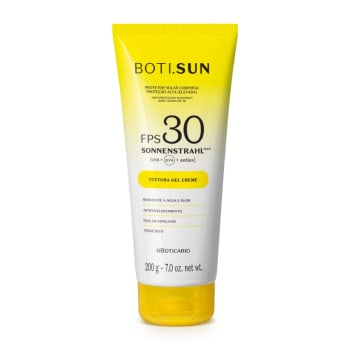 Protetor Solar Corporal Gel Creme FPS 30 BOTI.SUN 200g