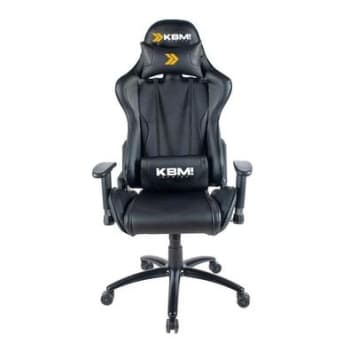 Cadeira Gamer KBM! GAMING Storm CG300, Preta, Com Almofadas, Reclinável, Descanso De Braço 2D - KGCG300PT