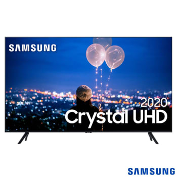 Smart TV LED 4K 55" Samsung 55TU8000 Wi-Fi Bluetooth HDR 3 HDMI 2 USB - UN55TU8000GXZD