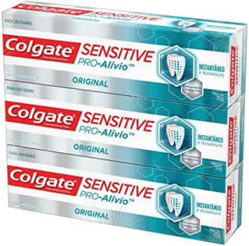 Creme Dental Colgate Sensitive Pro-Alívio 110g Promo 3un com Desconto