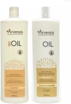 Shampoo + Condicionador Tec Oil 1l Arvensis Kit Vegano