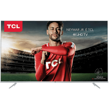 Smart TV LED 50" TCL P6US Ultra HD 4K HDR com Conversor Digital 3 HDMI 2 USB Wi-Fi integrado