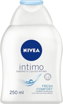 10 Unidades NIVEA Sabonete Líquido Íntimo Fresh Comfort 250ml