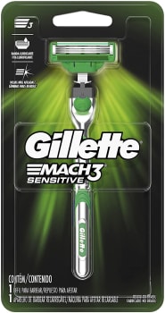 2 Unidades - Aparelho de Barbear Gillette Mach3 Sensitive