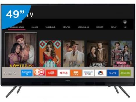 Smart TV LED 49" Samsung Full HD 49K5300 - Conversor Digital 2 HDMI 1 USB Wi-Fi - Magazine Ofertaesperta