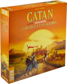 Jogo de Tabuleiro Catan Expansão Cidades e Cavaleiros - Devir