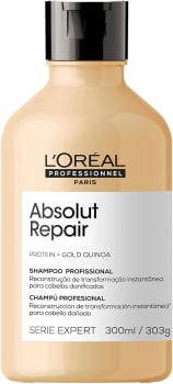 Shampoo Reparador Absolut Repair Gold Quinoa Serie Expert 300 Ml L´Oreal Professionnel Paris