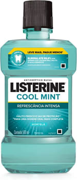 Enxaguatório Bucal Cool Mint, Listerine, L 500Ml P 350Ml