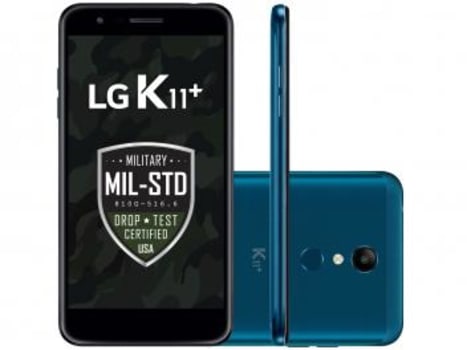 Smartphone LG K11+ 32GB Azul 4G Octa Core - 3GB RAM Tela 5,3” Câm. 13MP + Selfie 5MP Dual Chip - Magazine Ofertaesperta