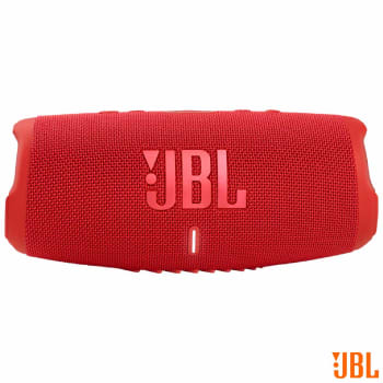 Caixa de Som Portátil JBL Bluetooth Charge 5 JBLCHARGE5BLK - Vermelha 