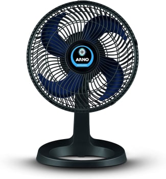 Ventilador Super Force Repelente, Arno, Preto/Azul, 220V